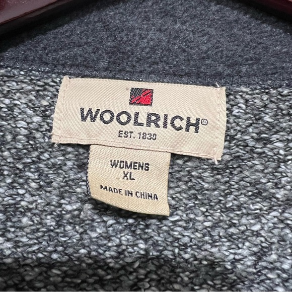 Woolrich Zip Front Sweater Gray Sheep Women’s Size XL Grannycore Cottagecore EUC - Picture 3 of 8